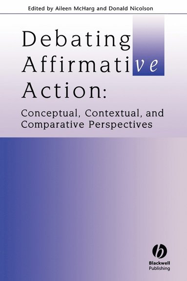 McHarg, Nicolson, Aileen McHarg, Donald Nicolson - Debating Affirmative Action, Häftad