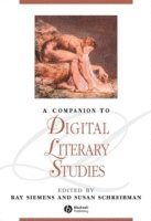 Siemens, Schreibman, Ray Siemens, Susan Schreibman - Companion to Digital Literary Studies, Inbunden