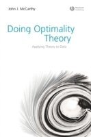 John J. McCarthy - Doing Optimality Theory, Häftad