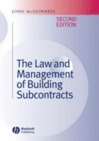 bokomslag The Law and Management of Building Subcontracts