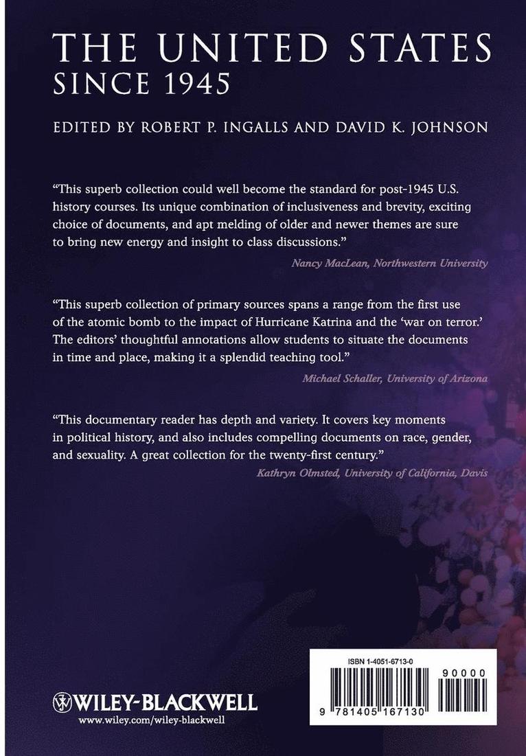 The United States Since 1945: A Documentary Reader