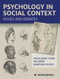 bokomslag Psychology in Social Context