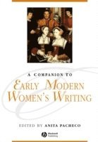 bokomslag Companion to Early Modern Women's Writing