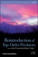 Matt W. Hayward, Michael Somers - Reintroduction of Top-Order Predators, Häftad
