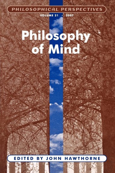 bokomslag Philosophy of Mind, Volume 21
