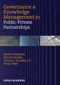 bokomslag Governance and Knowledge Management for Public-Private Partnerships