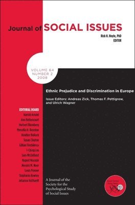 Andreas Zick, Thomas F. Pettigrew, Ulrich Wagner, Rick H. Hoyle - Prejudice and Discrimination in Europe, Häftad