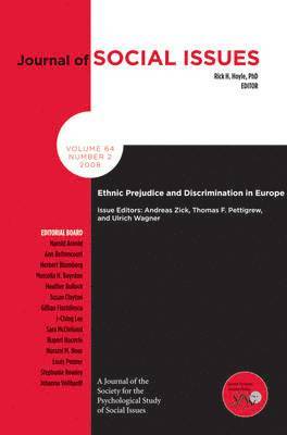 Prejudice and Discrimination in Europe 1