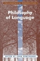 bokomslag Philosophy of Language, Volume 22
