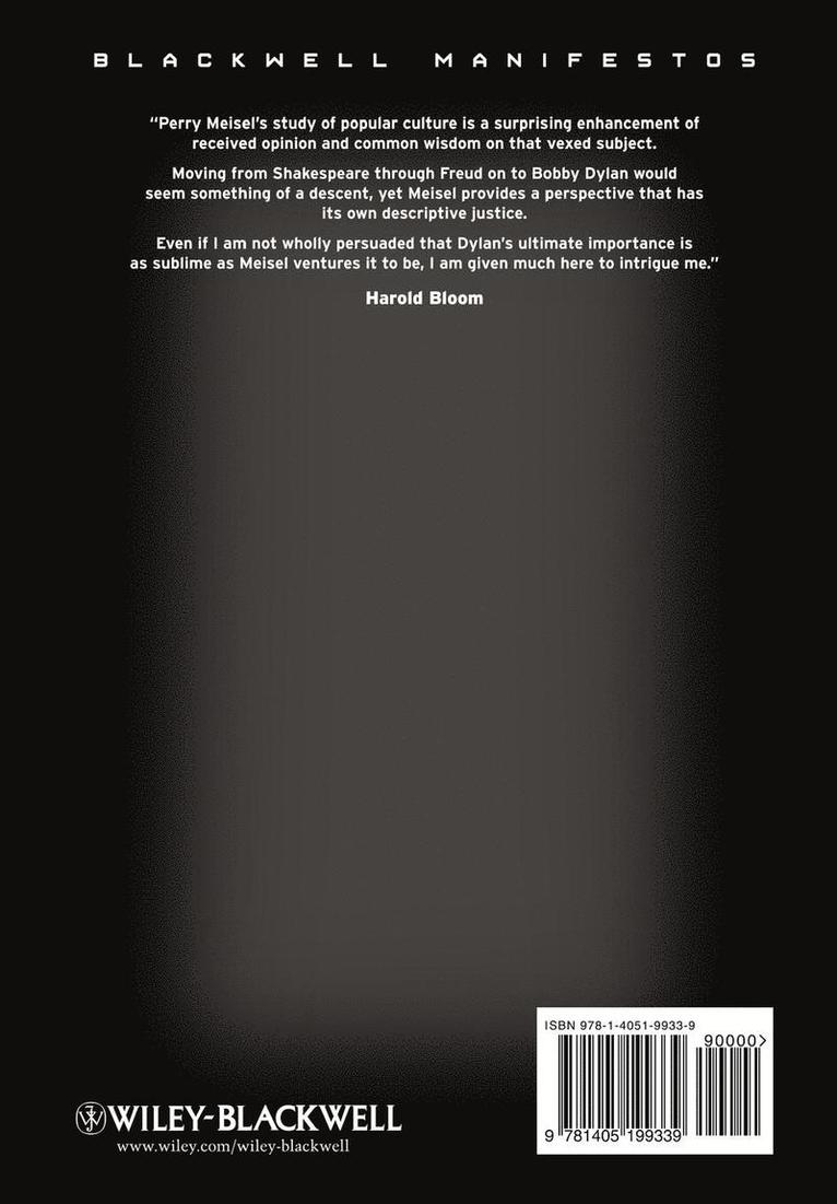 The Myth of Popular Culture: From Dante to Dylan