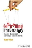 Magda Osman, UK) Osman, Magda (Queen Mary University of London - Controlling Uncertainty, Inbunden