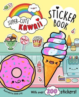 Super-Cute Kawaii Sticker Book 1