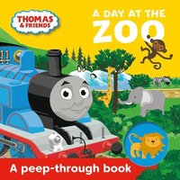 bokomslag Thomas & Friends: A Day at the Zoo a peep-through book