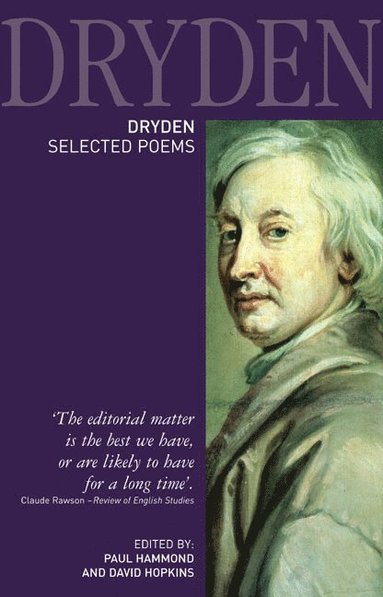 bokomslag Dryden:Selected Poems
