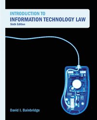 bokomslag Introduction to Information Technology Law