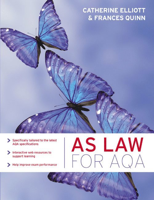 Catherine Elliott, Frances Quinn - AS Law for AQA, Häftad