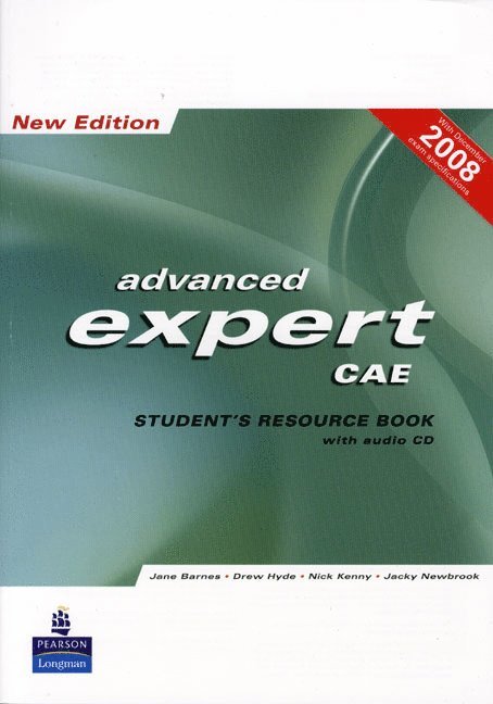 CAE Expert New Edition Students Resource Book no Key/CD Pack 1