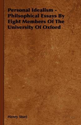 bokomslag Personal Idealism - Philsophical Essays By Eight Members Of The University Of Oxford