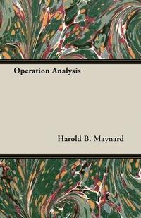 bokomslag Operation Analysis