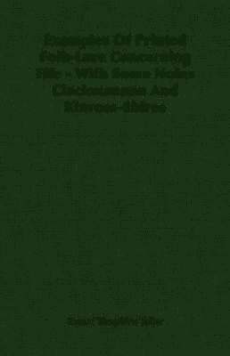Ewart Simpkins John - Examples Of Printed Folk-Lore Concerning Fife - With Some Notes Clackmannan And Kinross-Shires, Häftad