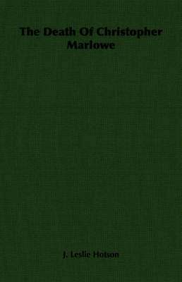 Death Of Christopher Marlowe