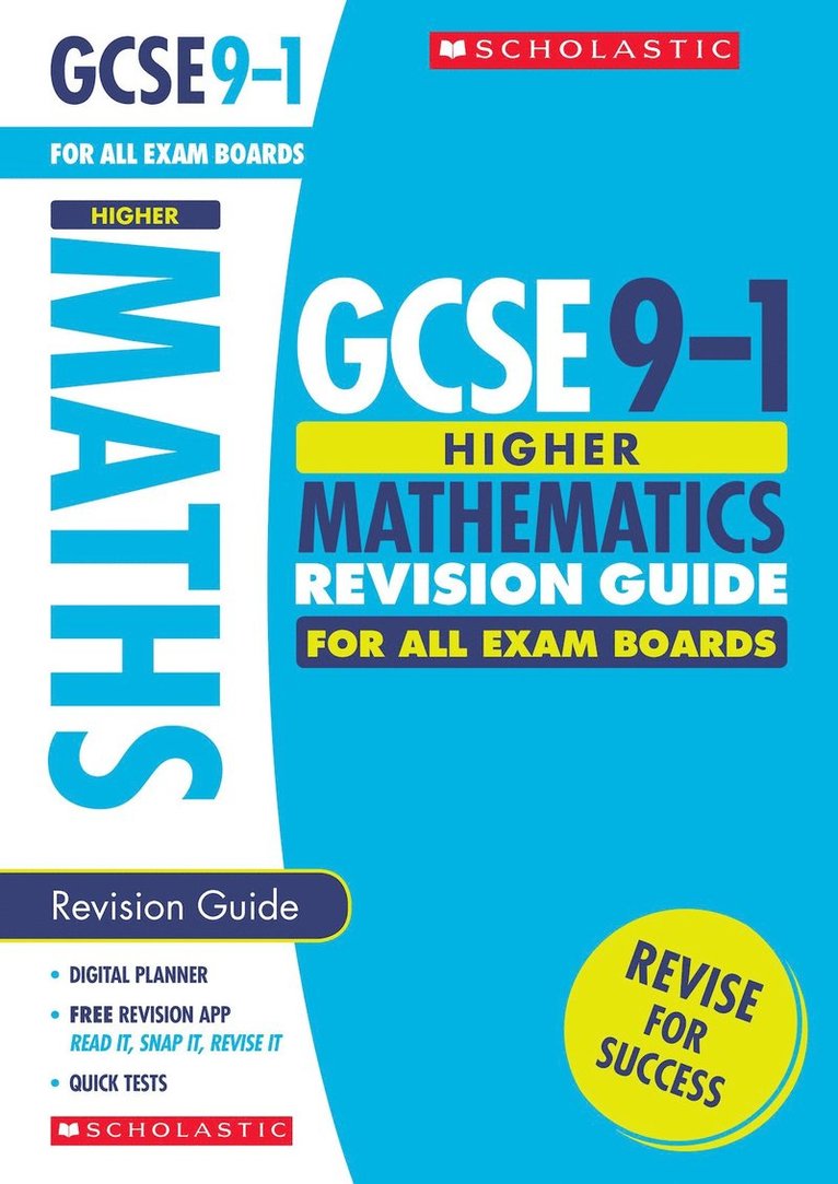 Maths Higher Revision Guide for All Boards