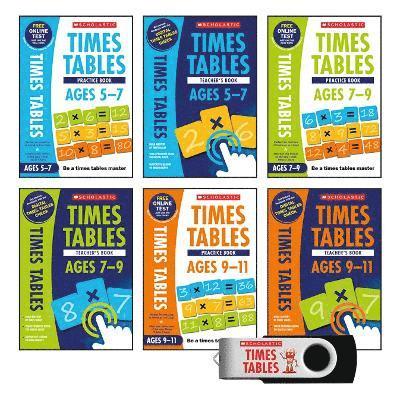 National Curriculum Times Tables Classroom Pack (6 books + USB) 1