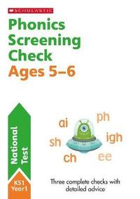 bokomslag Phonics Screening Check Ages 5-6