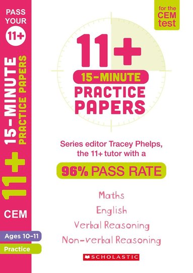 bokomslag 11+ 15-Minute Practice Papers for the CEM Test Ages 10-11