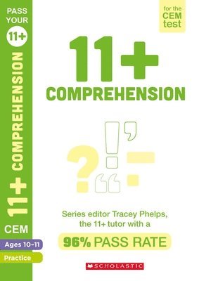 bokomslag 11+ English Comprehension Practice and Assessment for the CEM Test Ages 10-11