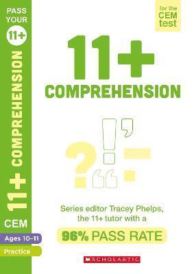 Tracey Phelps - 11+ English Comprehension Practice and Assessment for the CEM Test Ages 10-11, Häftad