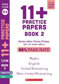 bokomslag 11+ Practice Papers for the CEM Test Ages 10-11 - Book 2