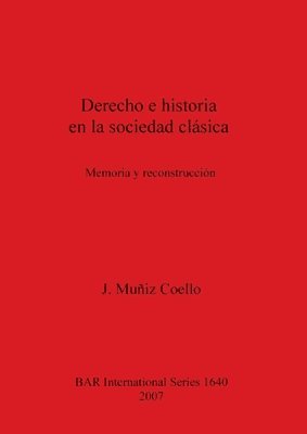 bokomslag Derecho e historia en la sociedad clsica