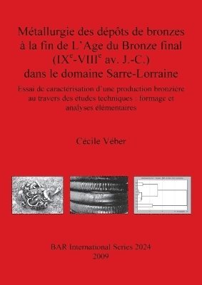Métallurgie des dépôts de bronzes à la fin de L'Age du Bronze final (IXe-VIIIe av. J.-C.) dans le domaine Sarre-Lorraine