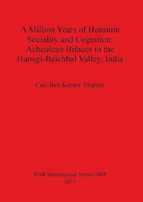 bokomslag A Million Years of Hominin Sociality and Cognition: Acheulean Bifaces in the Hunsgi-Baichbal Valley India