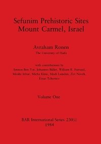 bokomslag Sefunim Prehistoric Sites Mount Carmel, Israel, Volume i