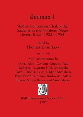 Thomas Evan Levy - Shiqmim I, Part i, Häftad