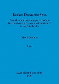 bokomslag Beaker Domestic Sites, Part i