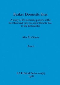 bokomslag Beaker Domestic Sites, Part ii