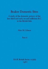 bokomslag Beaker Domestic Sites, Part ii