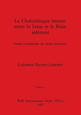Chalcolitique moyen entre la Seine et le Rhin inférieur, Tome iii