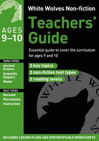 bokomslag White Wolves Non-Fiction Teachers' Guide Ages 9-10