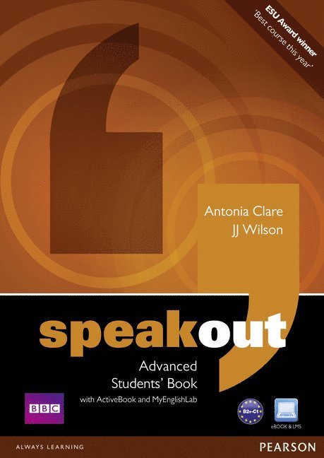 JJ Wilson, Antonia Clare - Speakout Advanced Students' Book for DVD/Active Book and MyLab Pack, Häftad
