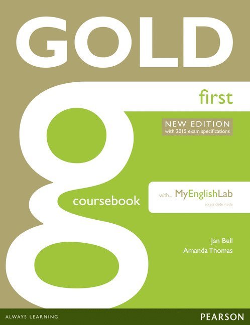 Gold First New Edition Coursebook with FCE MyLab Pack 1