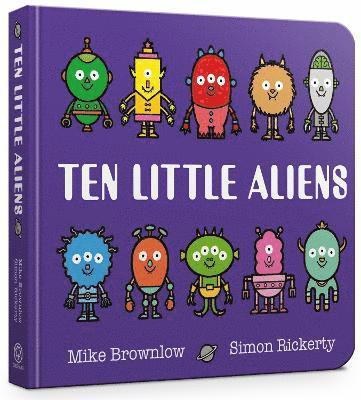 Ten Little Aliens Board Book 1