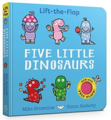 Mike Brownlow - Five Little Dinosaurs, Kartonnage