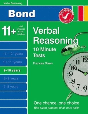 Frances Down - Bond 10 Minute Tests Verbal Reasoning 9-10 Yrs, Häftad