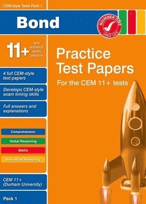 Bond CEM Style 11+ Practice Test Papers 1 - All Questions