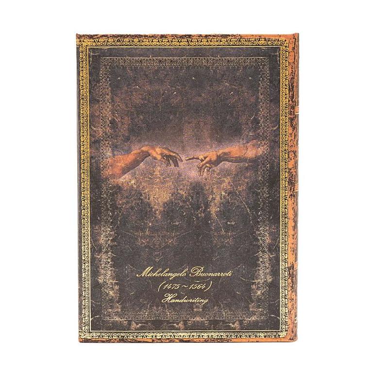 Kalender 2025 Paperblanks Midi VpU horisontal - Michelangelo Handwriting, Övrigt