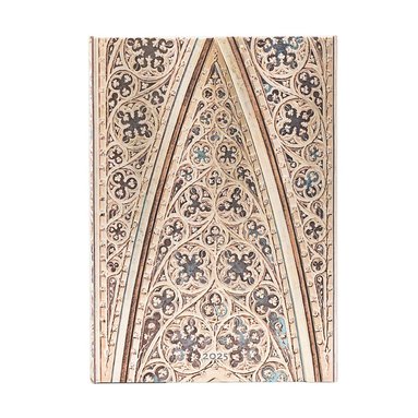 Kalender 2025 Paperblanks Midi horisontal - Vault of the Milan Cathedral 1